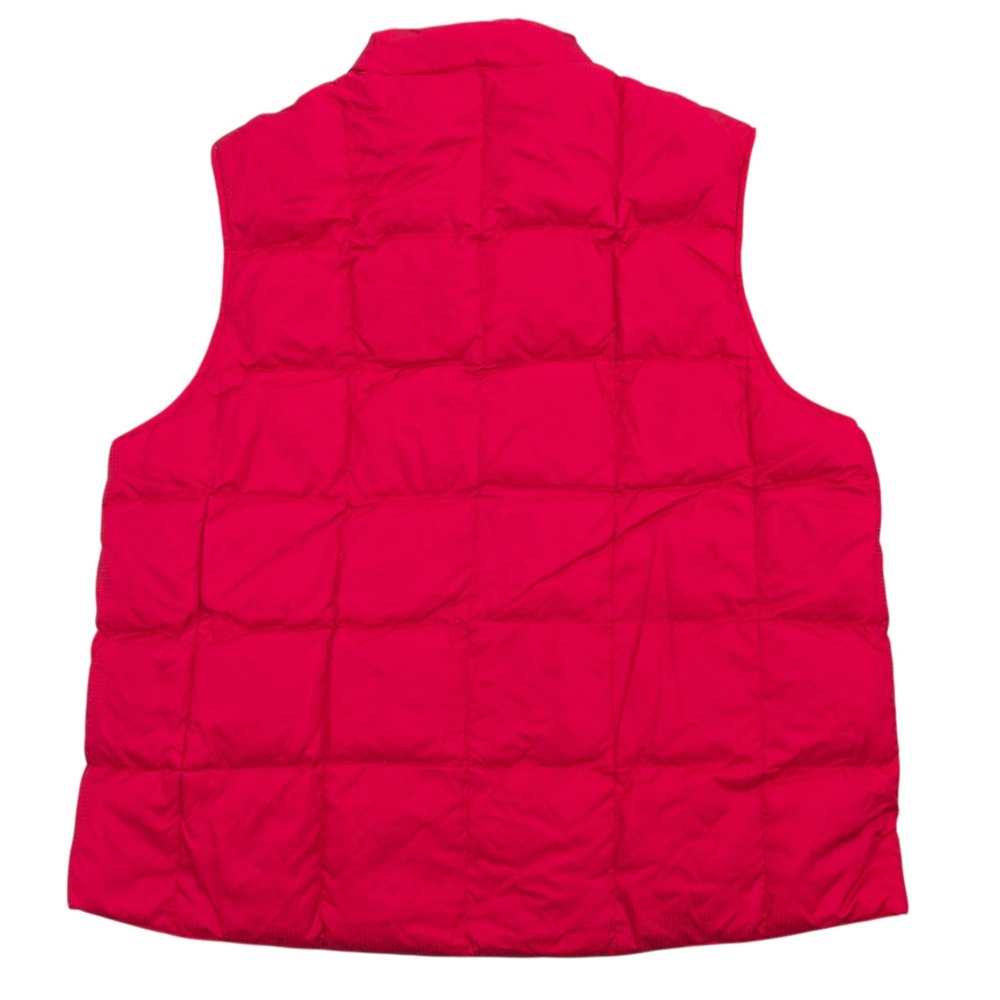 Lands End Reversible Goose Down Puffer Vest Red Gray Womens XL 18-20 Regular - Picture 2 of 6